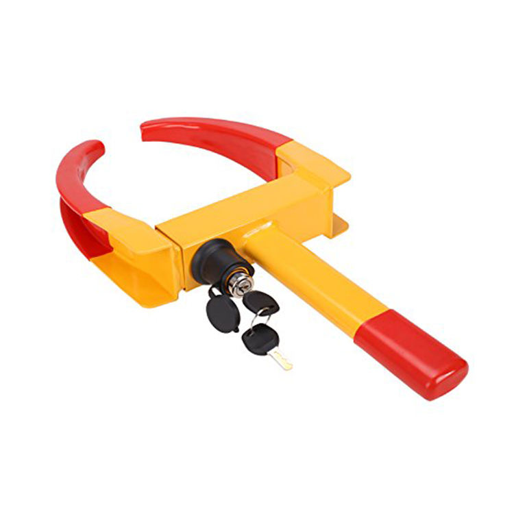 Wistron HT Heavy Duty Alloy Steel Safety Wheel Clamp Truck Lock | CE/FCC Certified